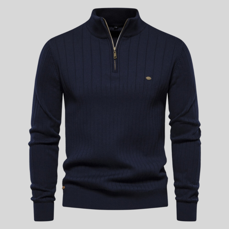 Alvis | Spierfit casual rib trui