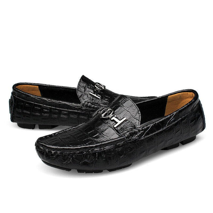 Zeno - Loafer Croco Noir